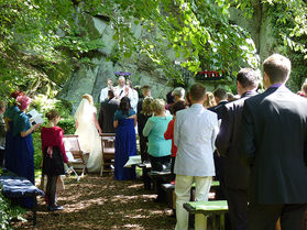 Die Fatima Grotte in Naumburg (Foto: Karl-Franz Thiede)